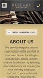 Mobile Screenshot of bespokemusictuition.com